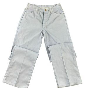 Wrangler Permanent Press Light Blue Denim Jeans Vintage Made in USA 29x32‎